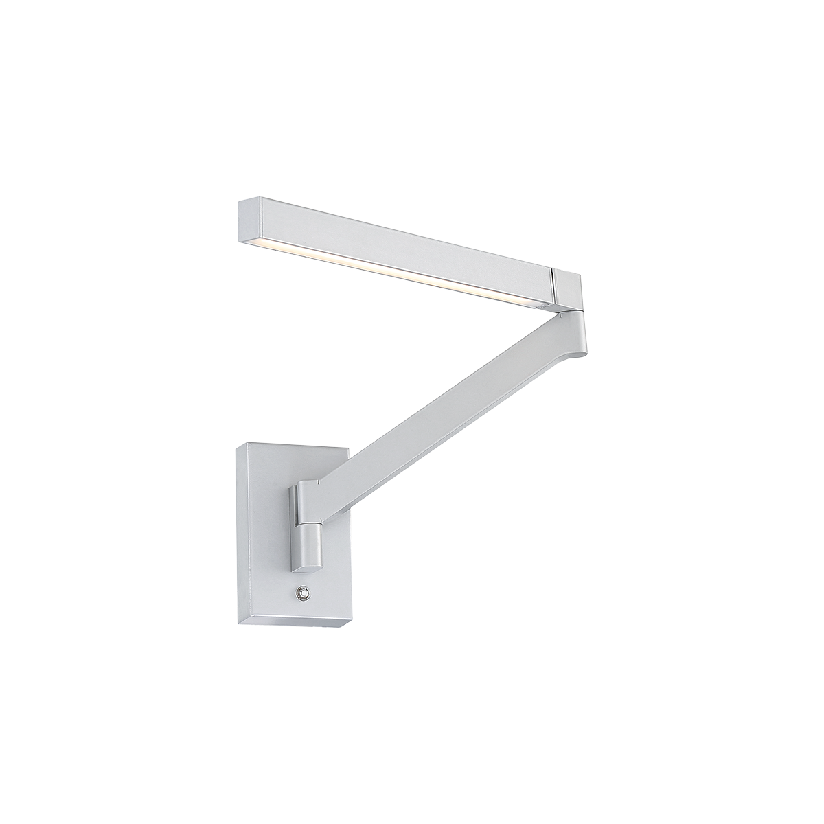 Modern Forms Beam Swing Arm Light Wall Light Fixtures Modern Forms Titanium 3x22.38x8.38 