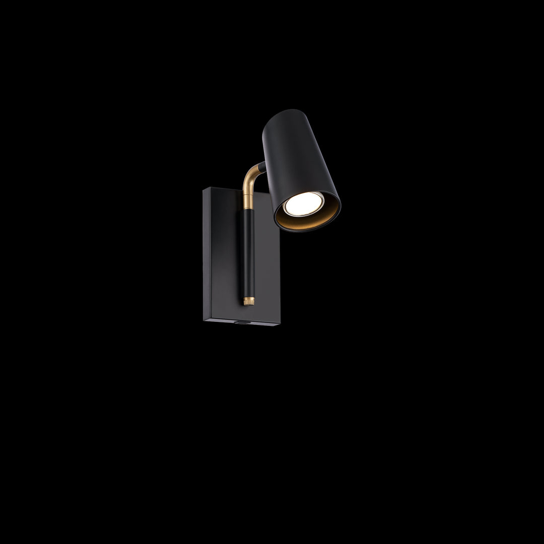 Modern Forms Stylus Task & Reading Bed Light Wall Sconces Modern Forms Black & Gold 4.75x7.75x10.5 