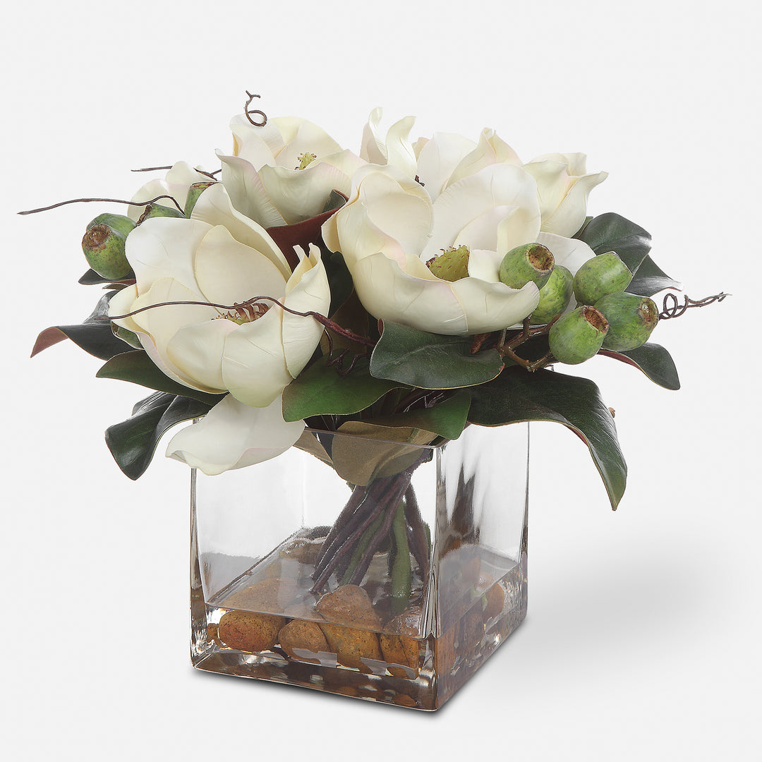 Uttermost Dobbins Magnolia Artificial Flowers / Centerpiece Wall Decor Uttermost   