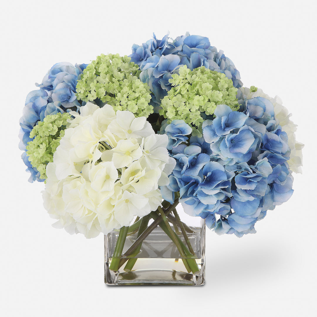 Uttermost Providence Hydrangea Artificial Flowers / Centerpiece Wall Decor Uttermost   