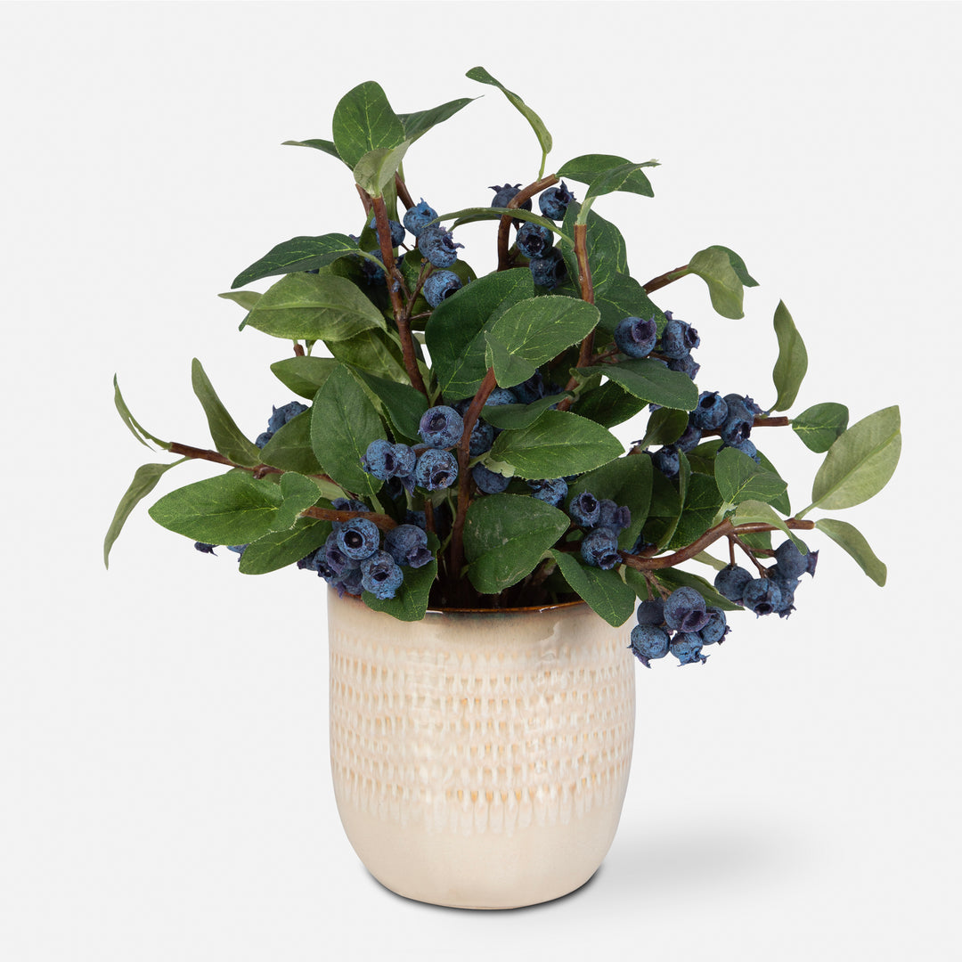 Uttermost Blueberry Fields Artificial Flowers / Centerpiece Wall Decor Uttermost   