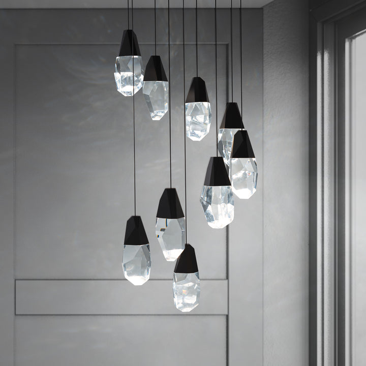 Schonbek Beyond  Martini 9 Light Multi-Light Pendant Pendants Schonbek Beyond   