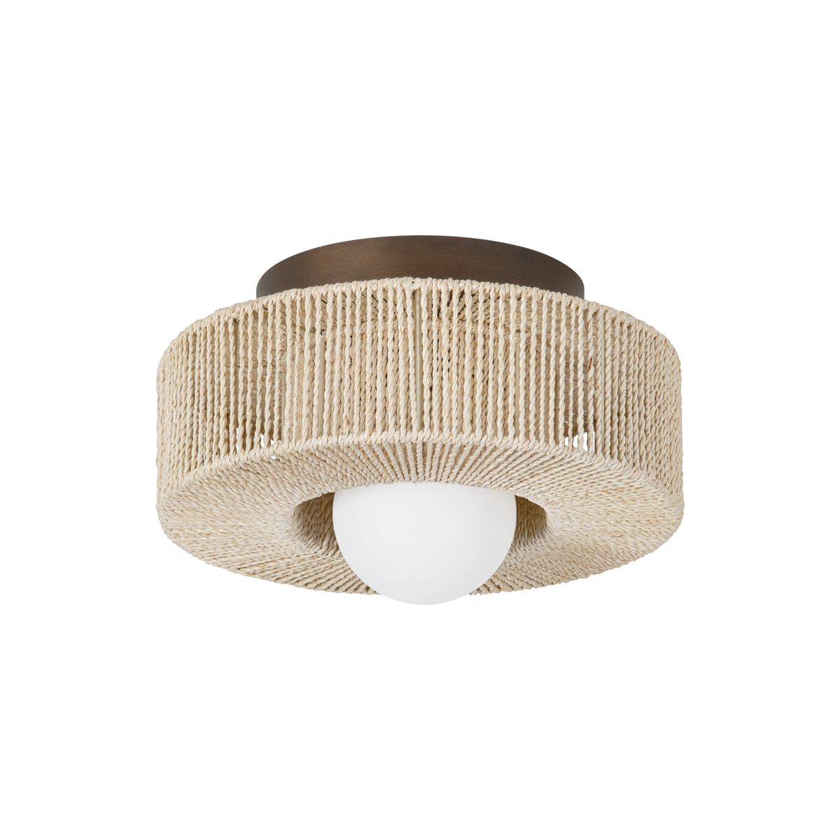 Troy Lighting Coleman Flush Mount Flush Mount Troy Lighting Bronze Leaf 14x14x8.75 