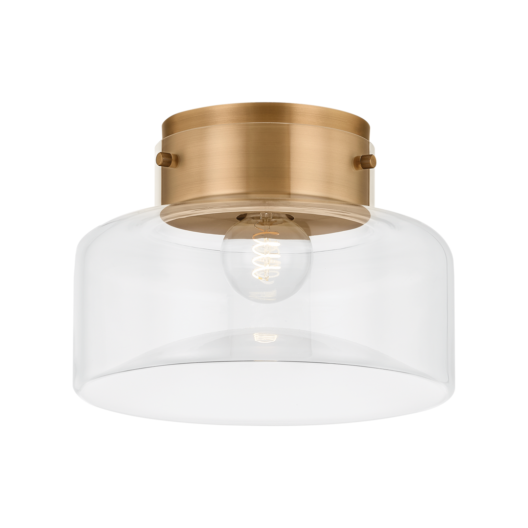 Troy Lighting Bellow Flush Mount Ceiling Flush Mounts Troy Lighting PATINA BRASS 13x13x9.25 