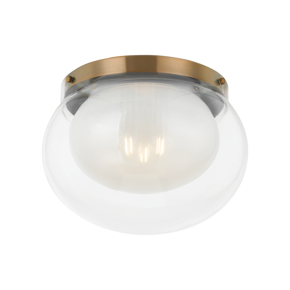 Troy Lighting Magma Flush Mount Flush Mount Troy Lighting PATINA BRASS 14.25x14.25x10 