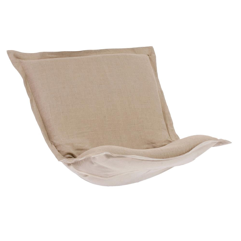 Howard Elliott Collection Puff Chair Cover Linen Slub Natural (Cover Only) Chairs Howard Elliott Collection   