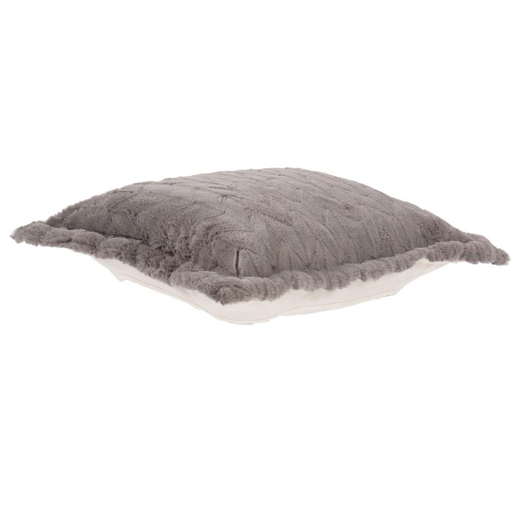 Howard Elliott Collection Puff Ottoman Cover Angora Stone (Cover Only)