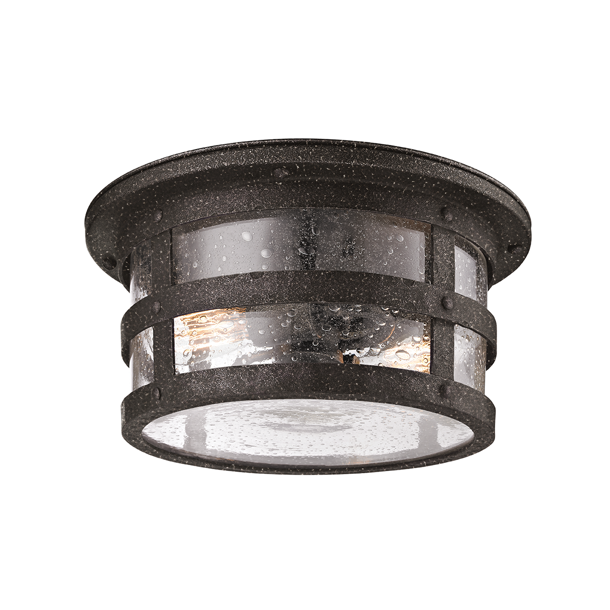 Troy Lighting Barbosa Flush Mount Flush Mount Troy Lighting AGED PEWTER 15x15x7.75 