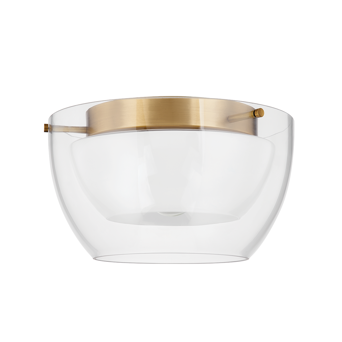 Troy Lighting DUTTON Flush Mount Flush Mount Troy Lighting PATINA BRASS 14x14x8 