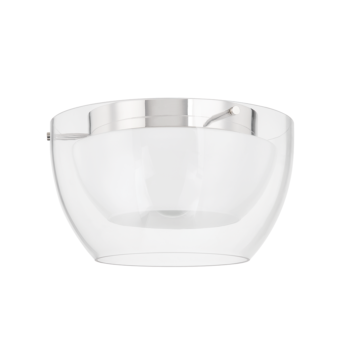 Troy Lighting DUTTON Flush Mount Flush Mount Troy Lighting POLISHED NICKEL 14x14x8 