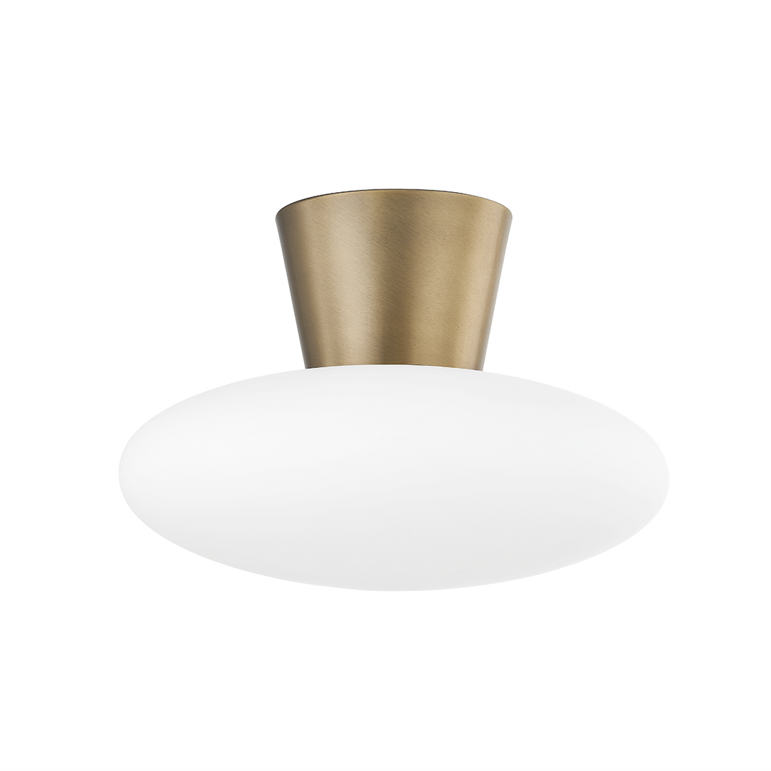 Troy Lighting BRODY Flush Mount Ceiling Flush Mounts Troy Lighting PATINA BRASS 15x15x10 