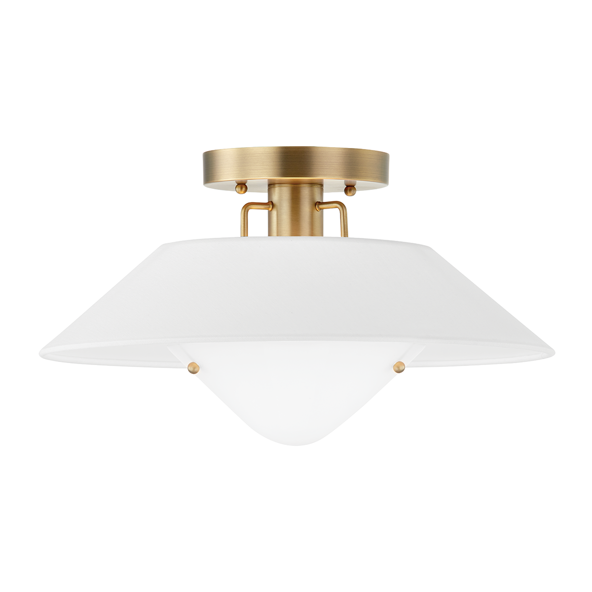 Troy Lighting Otto Flush Mount Flush Mount Troy Lighting PATINA BRASS 16x16x9.5 