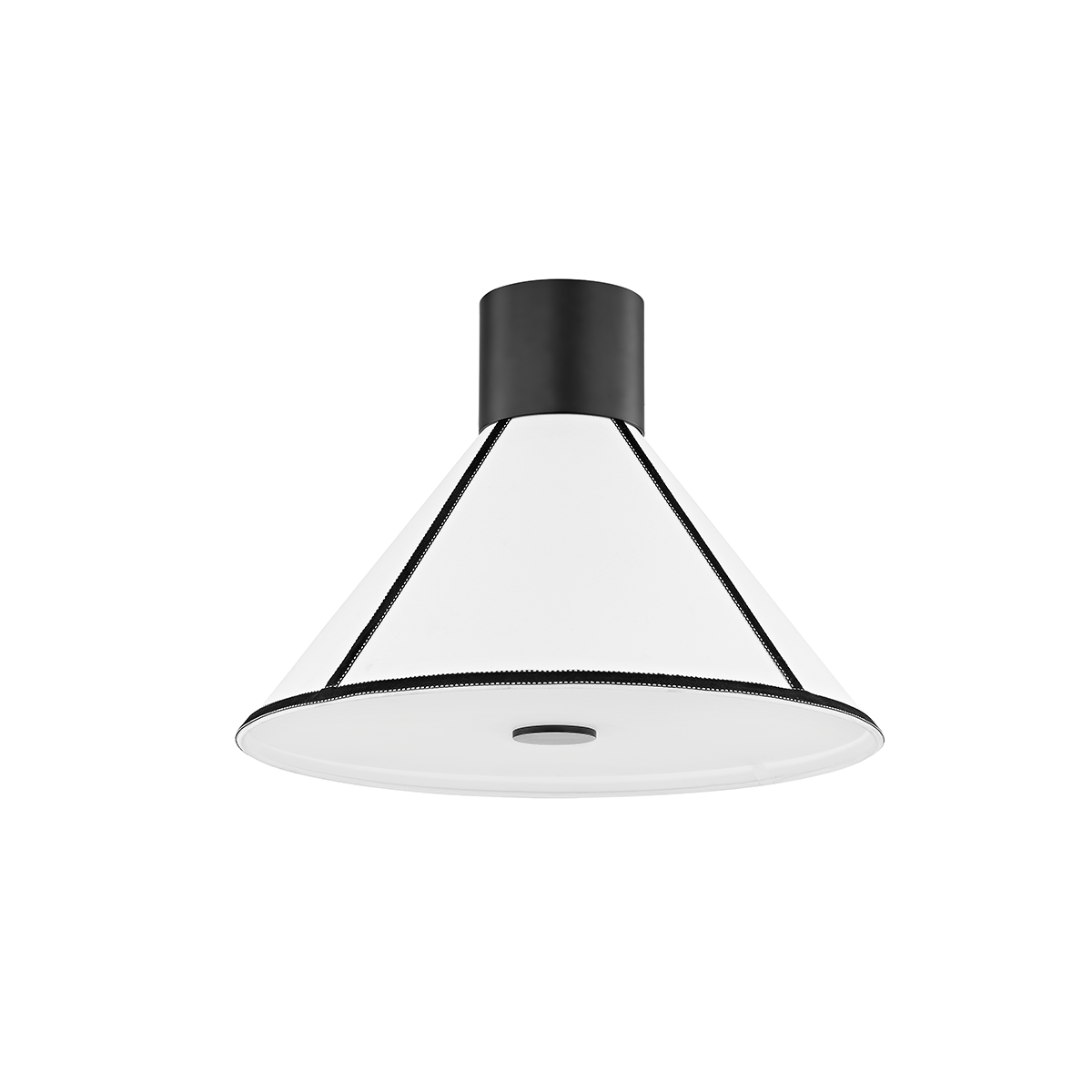 Troy Lighting Forrest Semi Flush Semi Flush Troy Lighting SOFT BLACK 18x18x13.25 