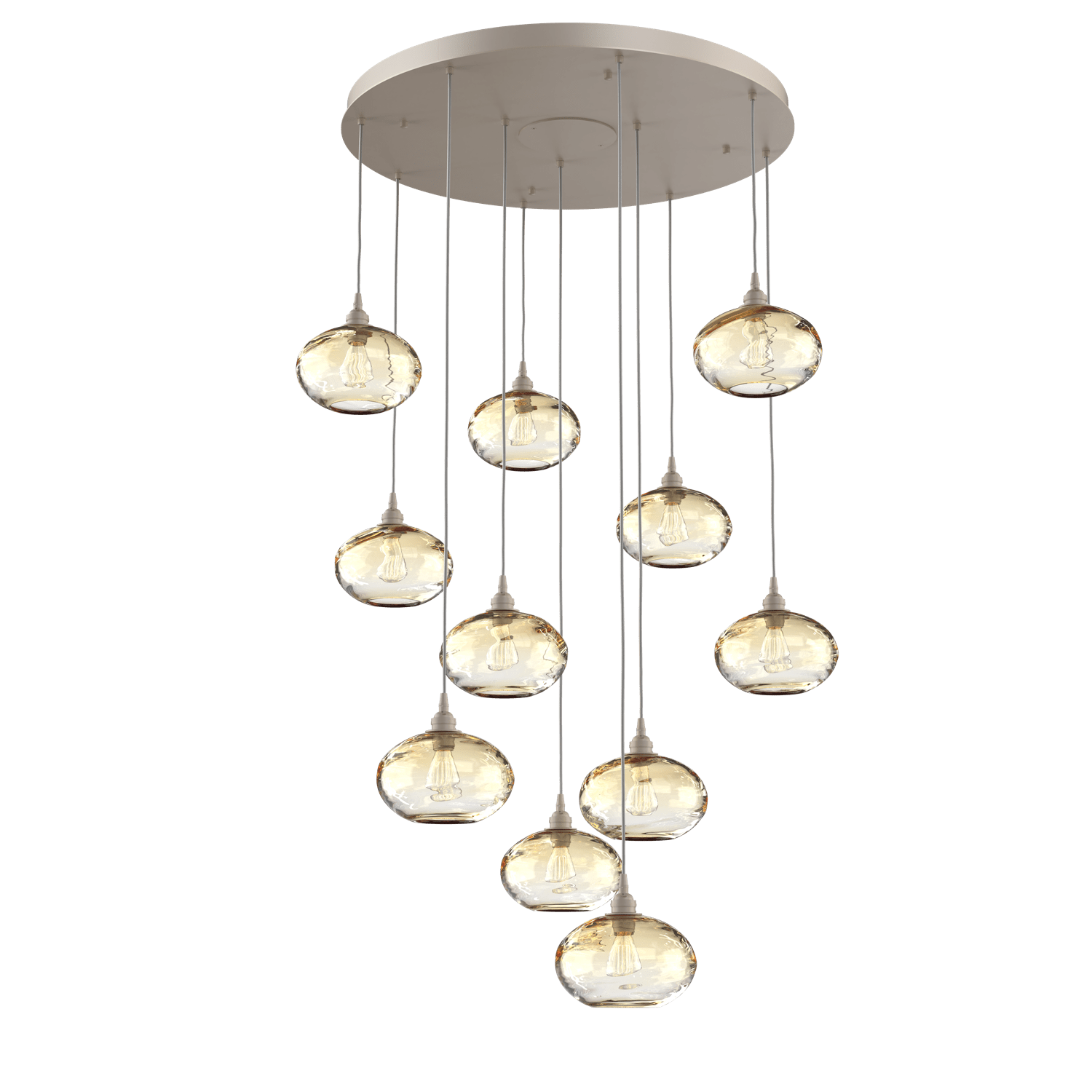 Hammerton Studio Coppa Round Multi-Pendant-11