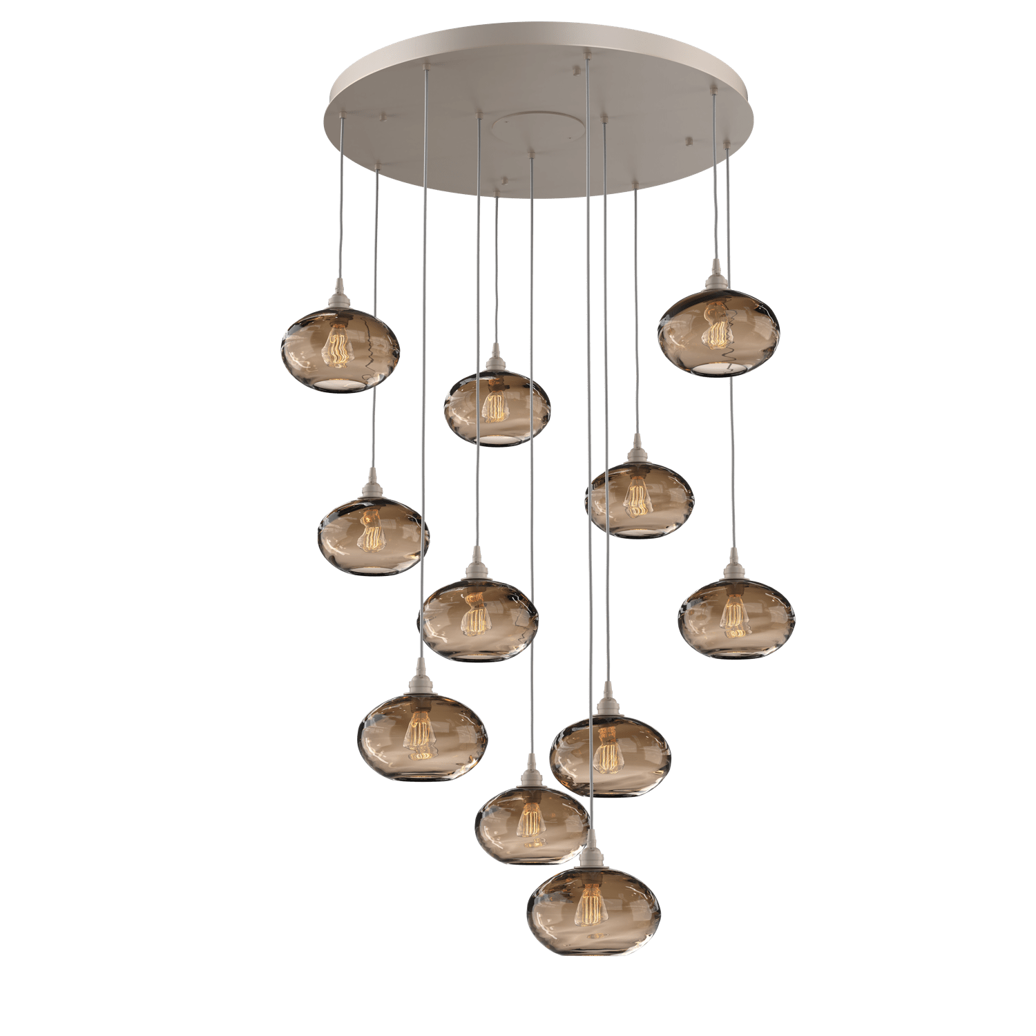 Hammerton Studio Coppa Round Multi-Pendant-11