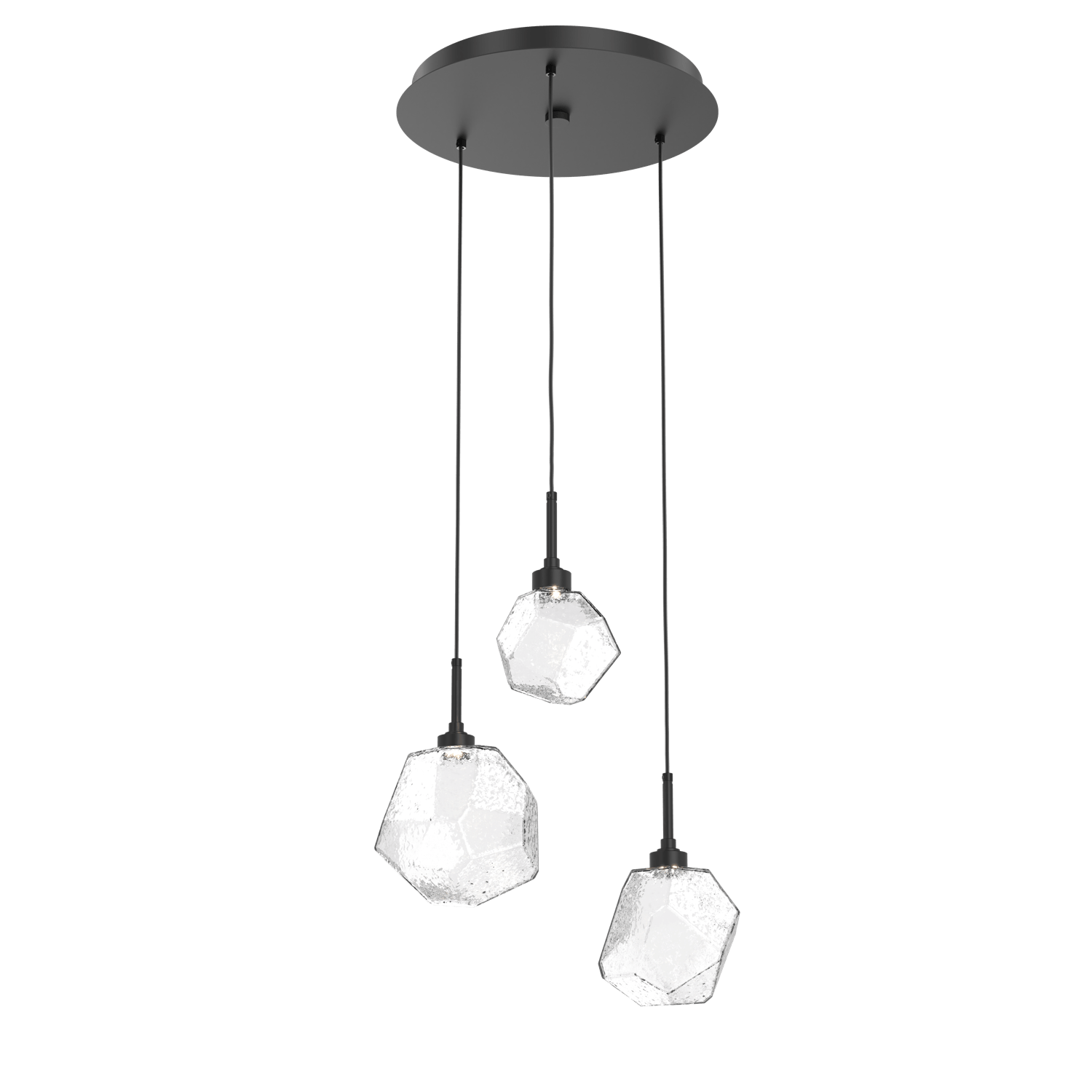 Hammerton Studio GEM ROUND 3 PENDANT CHANDELIER – QUICK SHIP