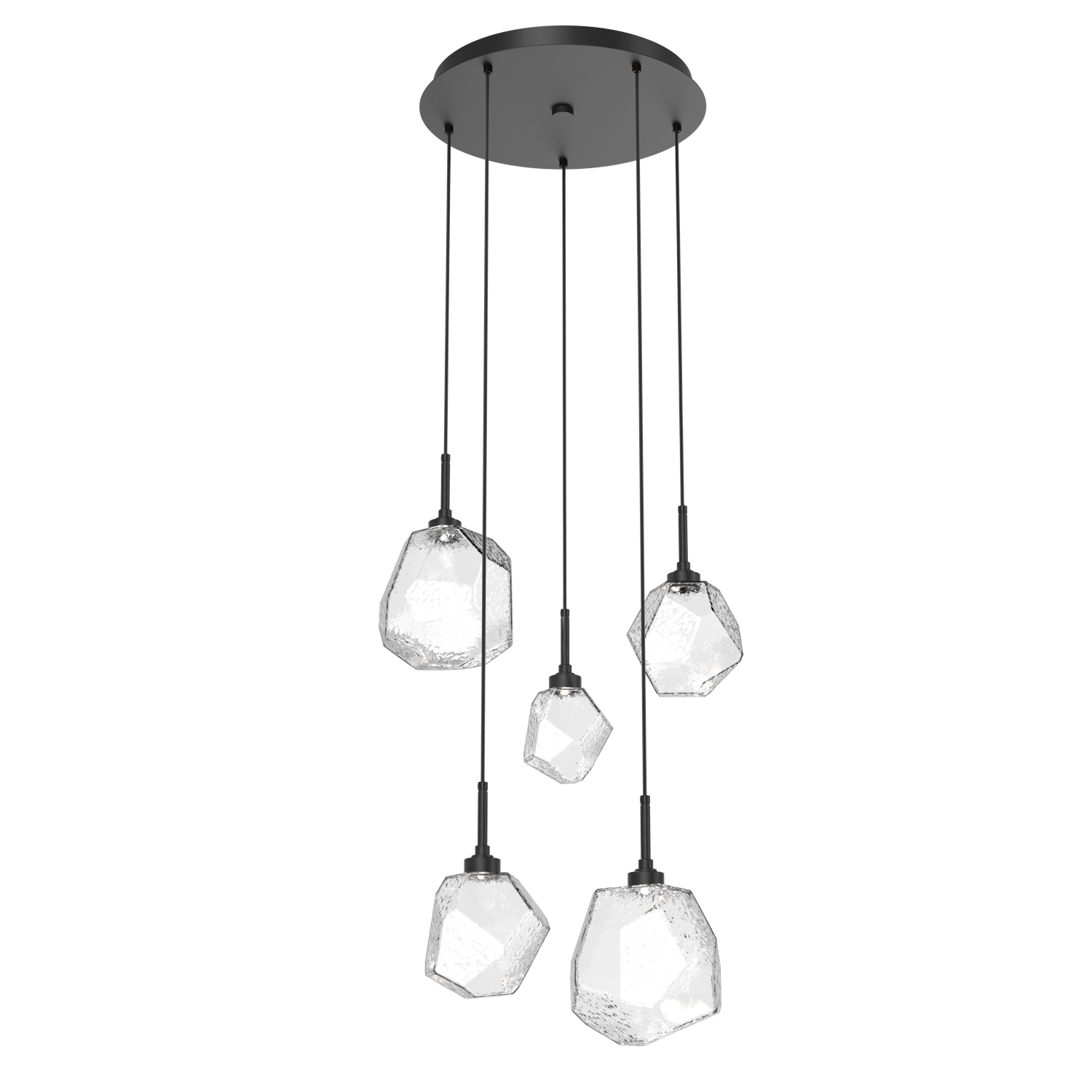 Hammerton Studio GEM ROUND 5 PENDANT CHANDELIER – QUICK SHIP