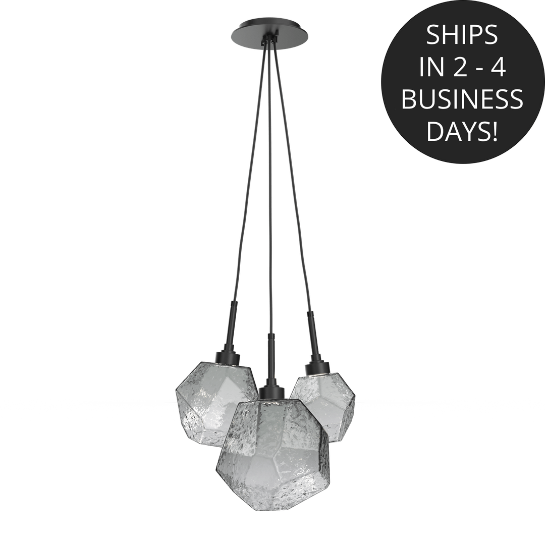 Hammerton Studio 3 Gem Cluster Pendant - QUICK SHIP