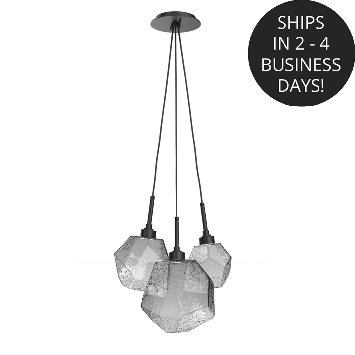 Hammerton Studio 3 Gem Cluster Pendant - QUICK SHIP