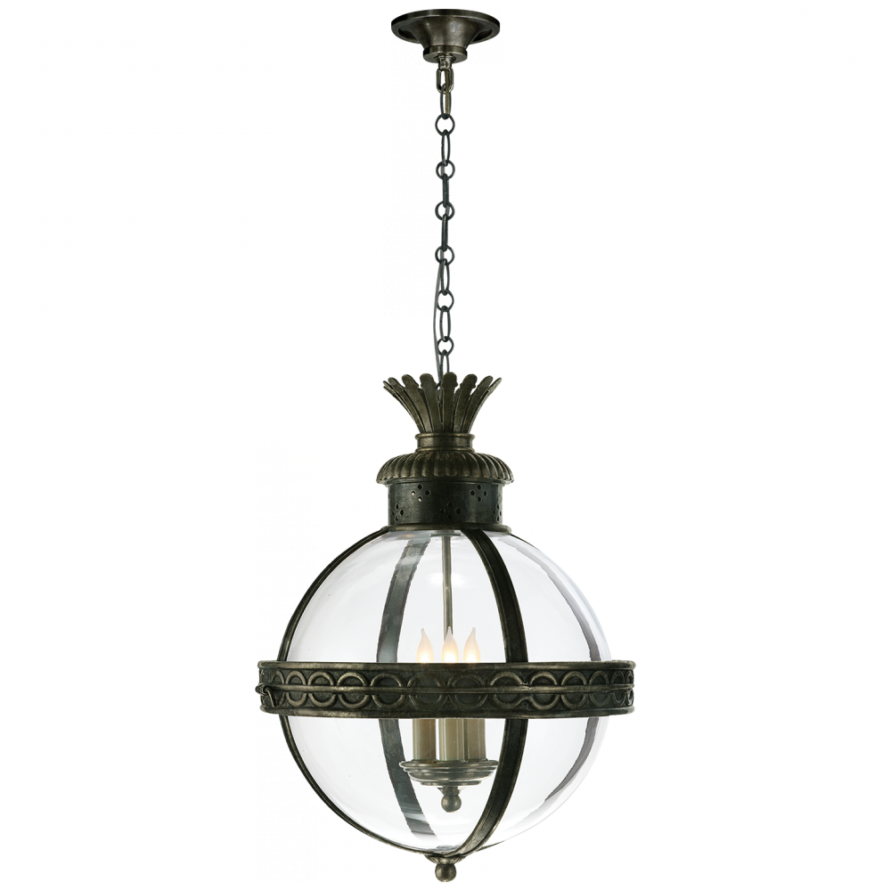 Visual Comfort & Co. Crown Top Banded Globe Lantern