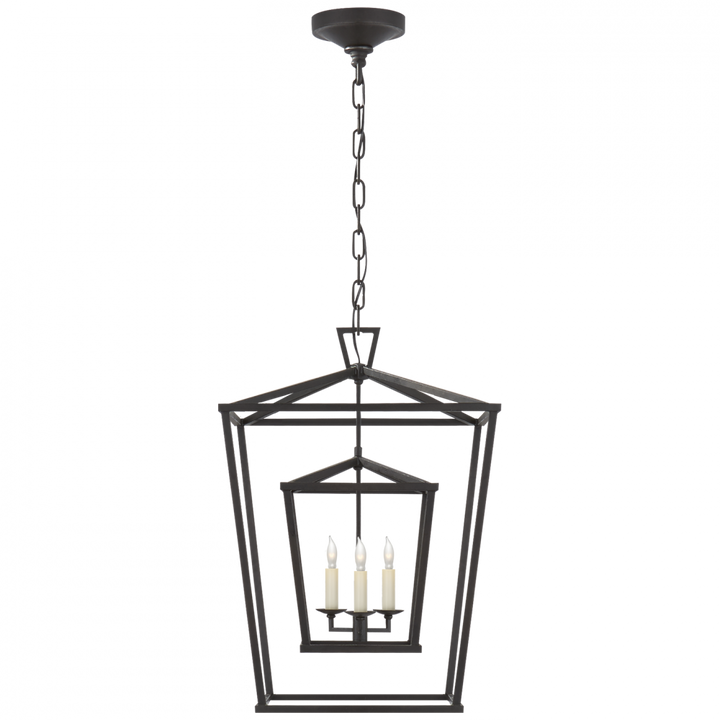 Visual Comfort & Co. Darlana Medium Double Cage Lantern Pendants Visual Comfort & Co.   