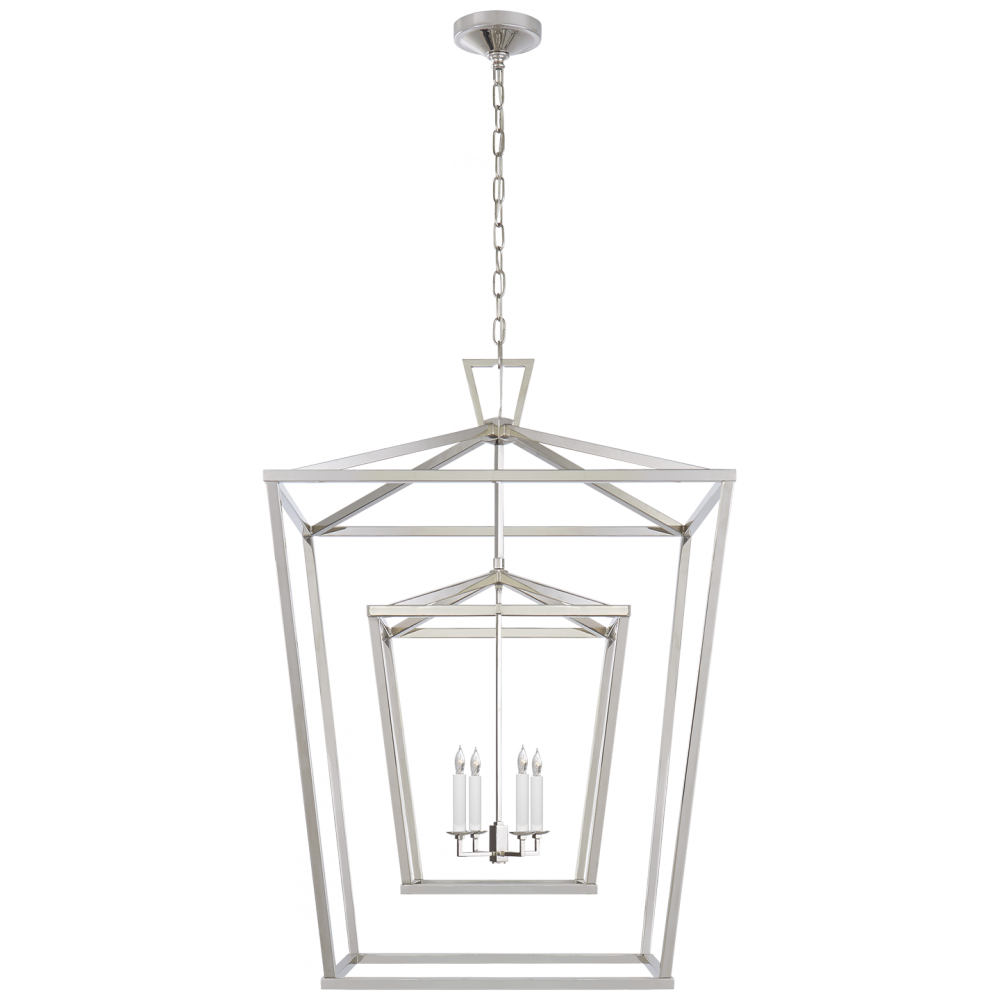 Visual Comfort Darlana Extra Large Double Cage Lantern Lantern Visual Comfort   