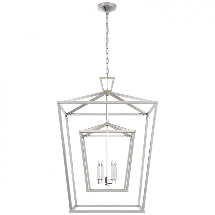 Visual Comfort Darlana Extra Large Double Cage Lantern Pendants Visual Comfort & Co.   