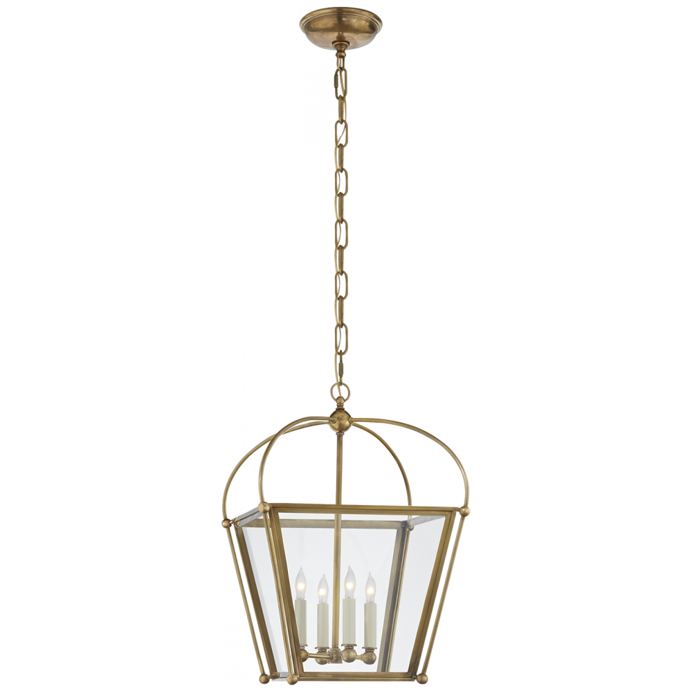 Visual Comfort & Co. Riverside Small Square Lantern Pendants Visual Comfort & Co.   