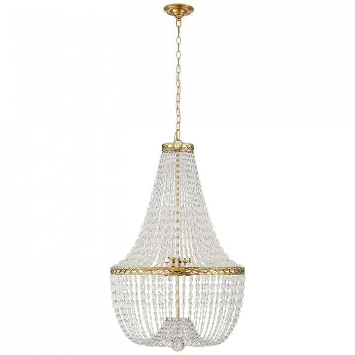 Visual Comfort & Co. Linfort Basket Form Chandelier Chandeliers Visual Comfort & Co.   