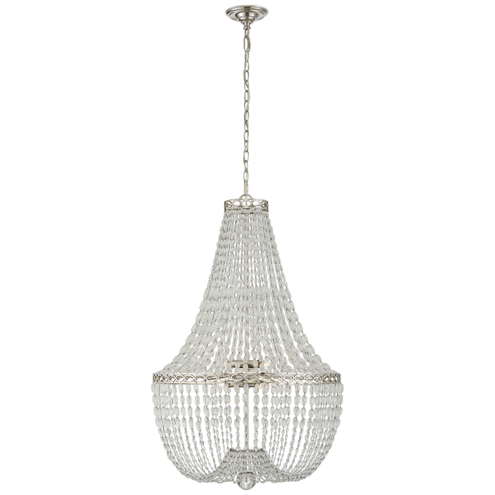 Visual Comfort & Co. Linfort Basket Form Chandelier Chandeliers Visual Comfort & Co.   