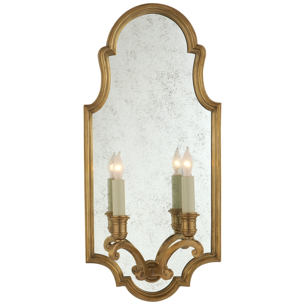 Visual Comfort & Co. Sussex Medium Framed Double Sconce Wall Lights Visual Comfort & Co.   