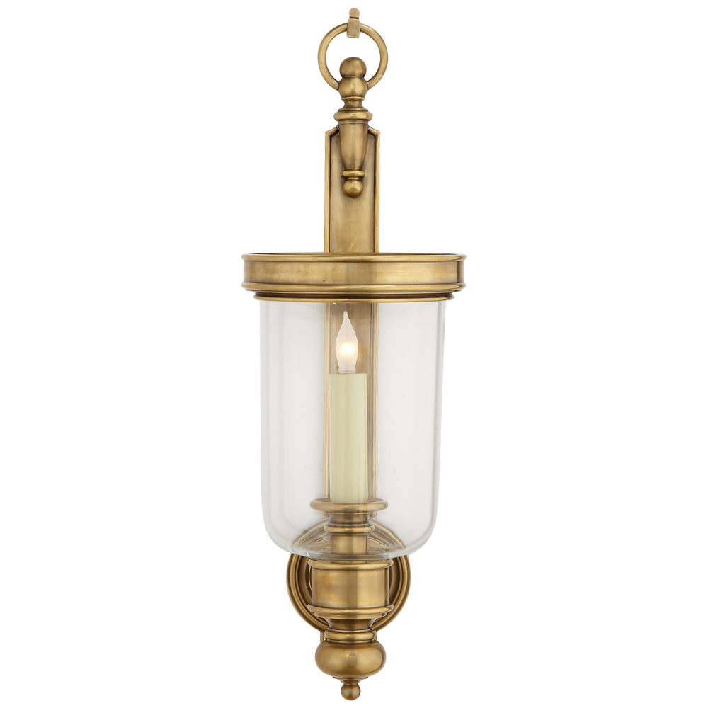 Visual Comfort & Co. Georgian Small Hurricane Wall Sconce Wall Lights Visual Comfort & Co.   