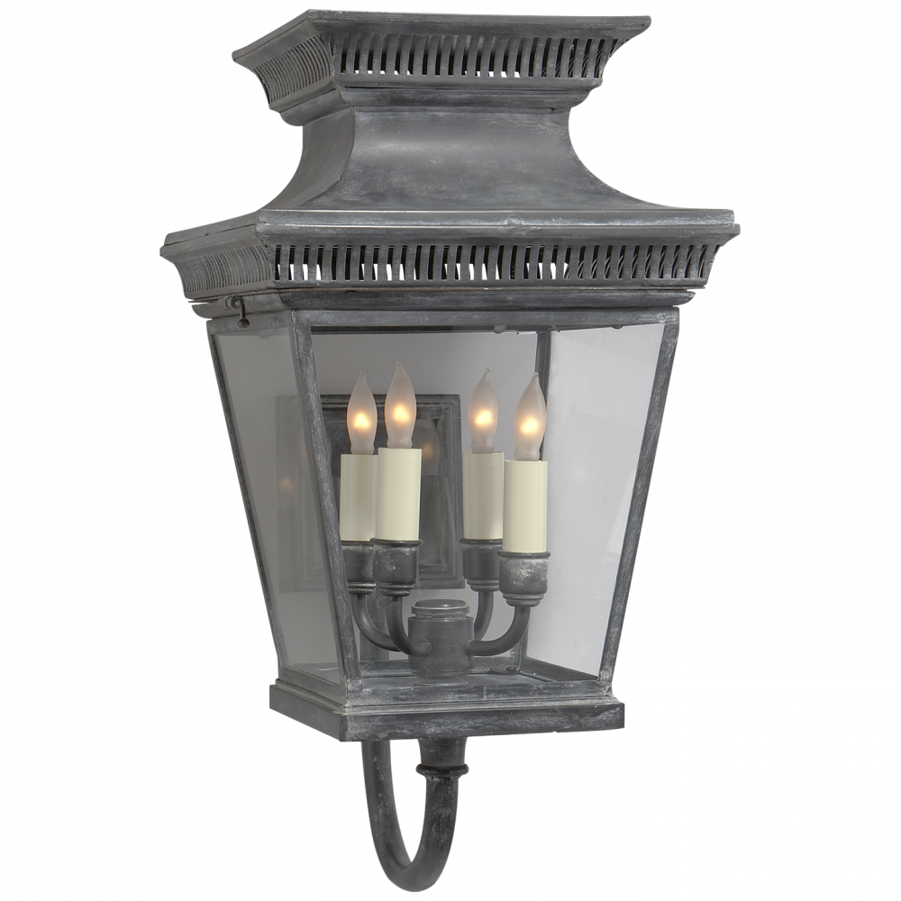 Visual Comfort & Co. Elsinore Medium Bracket Lantern Outdoor Flush Mounts Visual Comfort & Co.   