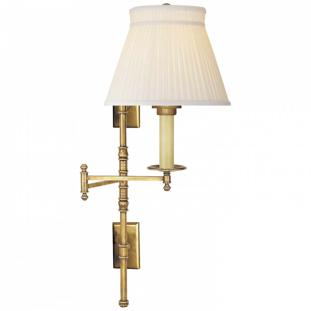 Visual Comfort & Co. Dorchester Double Backplate Swimg Arm