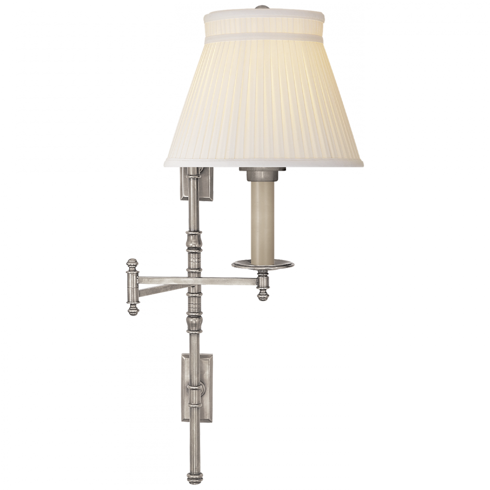 Visual Comfort & Co. Dorchester Double Backplate Swimg Arm Wall Lights Visual Comfort & Co.   