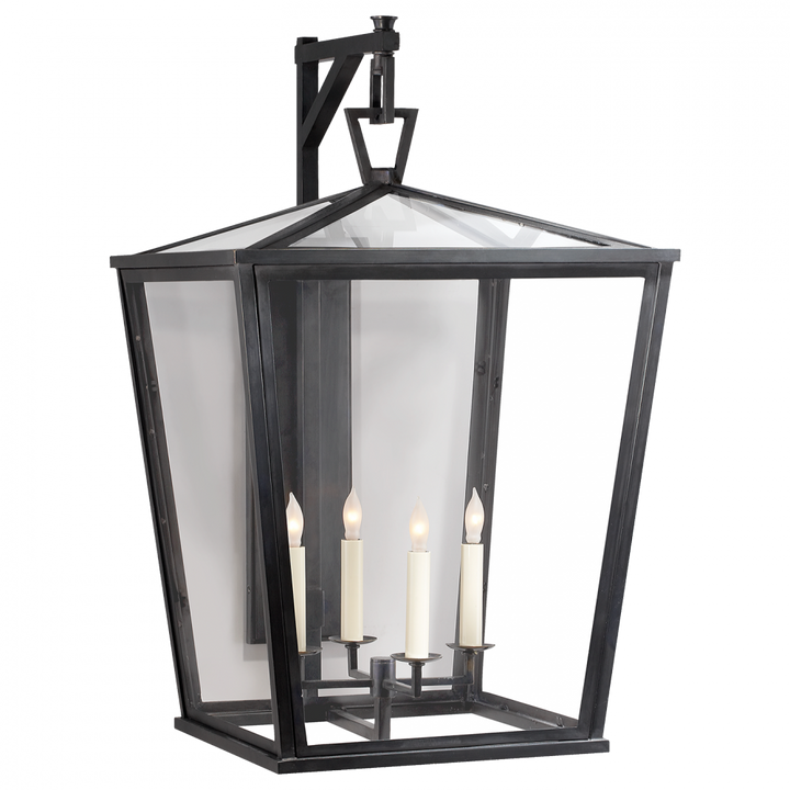 Visual Comfort Darlana Large Bracket Lantern Outdoor Flush Mounts Visual Comfort & Co.   