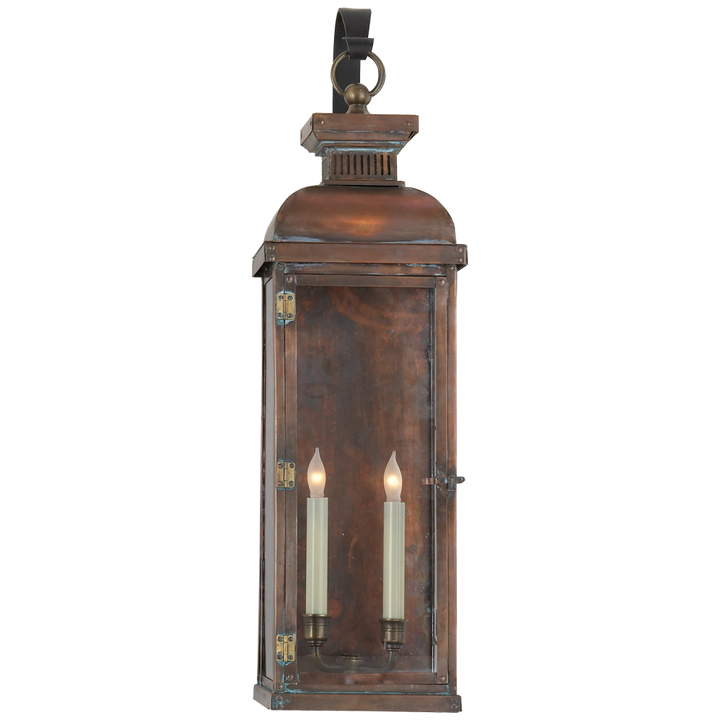 Visual Comfort & Co. Suffork Tall Scroll Arm Lantern