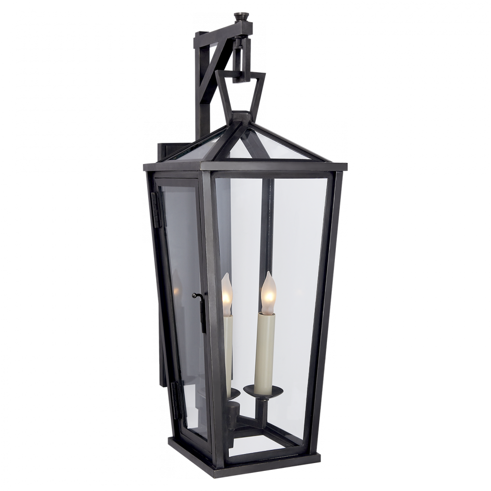 Visual Comfort Darlana Small Tall Bracketed Wall Lantern Outdoor Flush Mounts Visual Comfort & Co.   