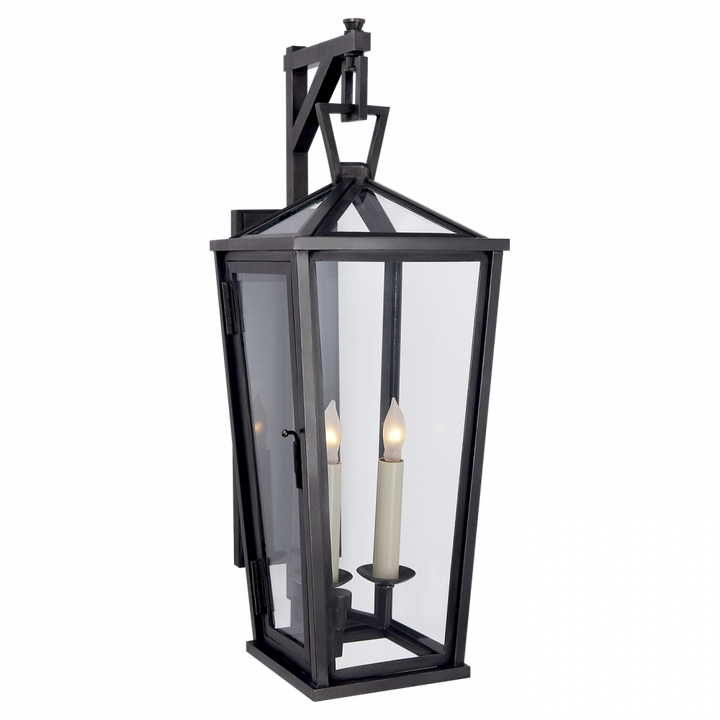 Visual Comfort Darlana Small Tall Bracketed Wall Lantern Outdoor Flush Mounts Visual Comfort & Co.   