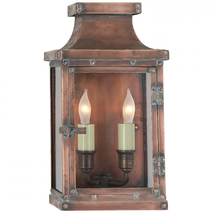 Visual Comfort & Co. Bedford Small 3/4 Lantern Outdoor Flush Mounts Visual Comfort & Co.   