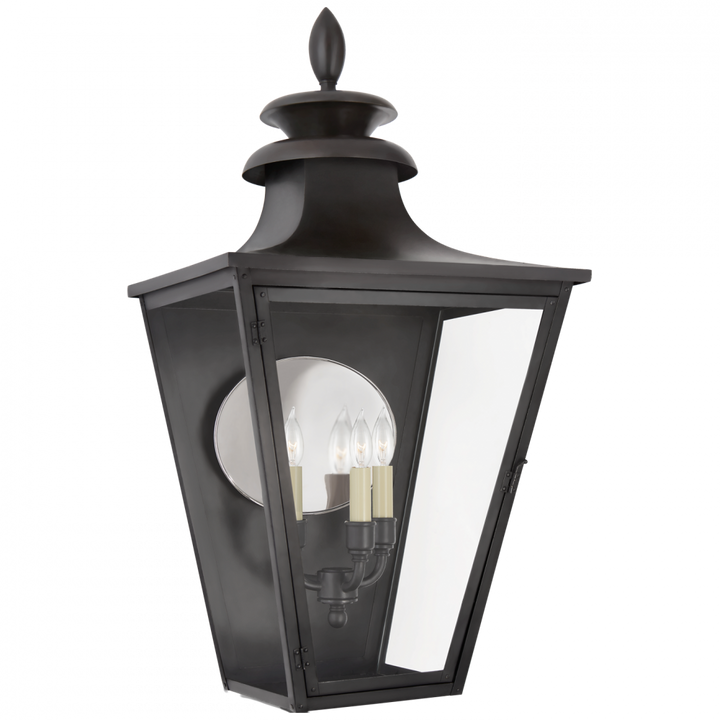 Visual Comfort & Co. Albermarle Large 3/4 Wall Lantern Outdoor Flush Mounts Visual Comfort & Co.   