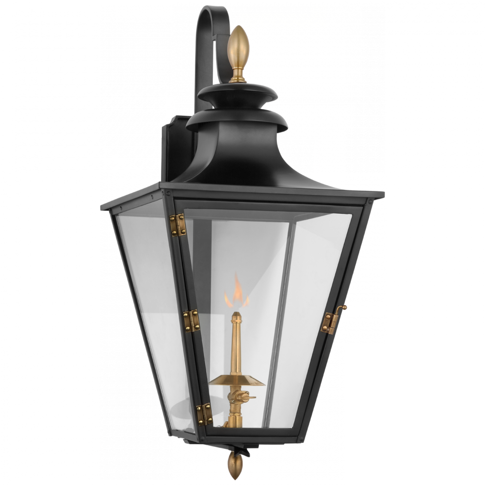 Visual Comfort & Co. Albermarle Small Bracketed Gas Wall Lantern Outdoor Lighting Visual Comfort & Co.   