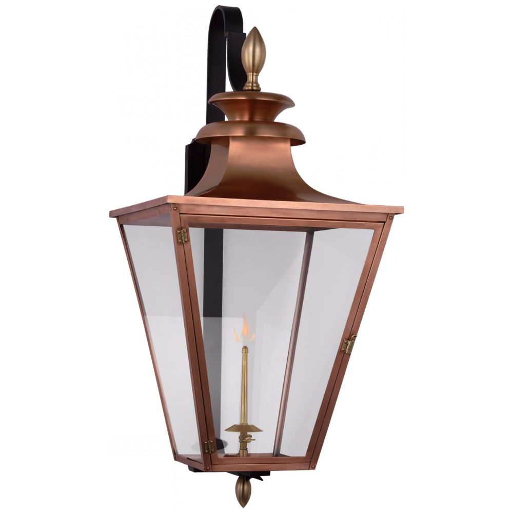 Visual Comfort & Co. Albermarle Large Bracketed Gas Wall Lantern Outdoor Lighting Visual Comfort & Co.   