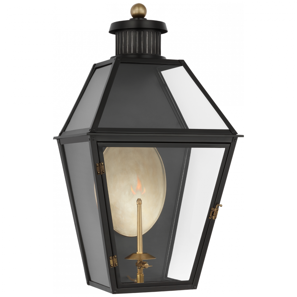 Visual Comfort & Co. Stratford Medium 3/4 Gas Wall Lantern Outdoor Lighting Visual Comfort & Co.   