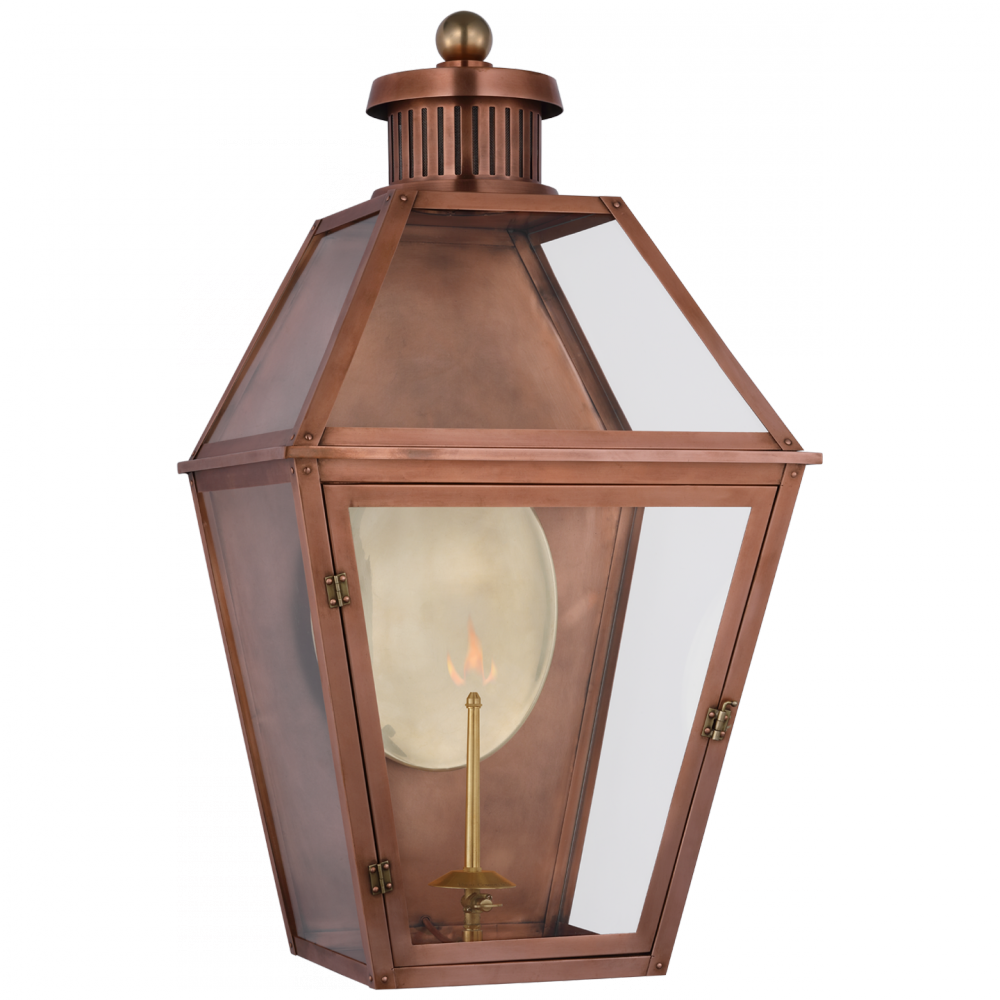 Visual Comfort & Co. Stratford Large 3/4 Gas Wall Lantern Outdoor Lighting Visual Comfort & Co.   