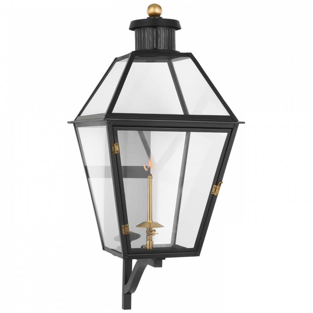 Visual Comfort & Co. Stratford Large Bracketed Gas Wall Lantern Outdoor Lighting Visual Comfort & Co.   