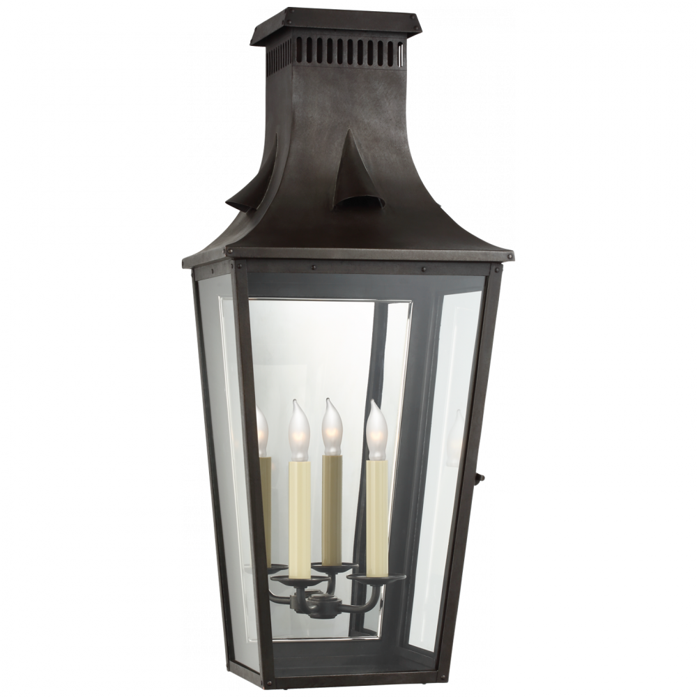 Visual Comfort & Co. Belaire Large 3/4 Wall Lantern Outdoor Lighting Visual Comfort & Co.   