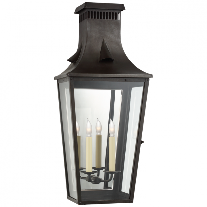 Visual Comfort & Co. Belaire Large 3/4 Wall Lantern