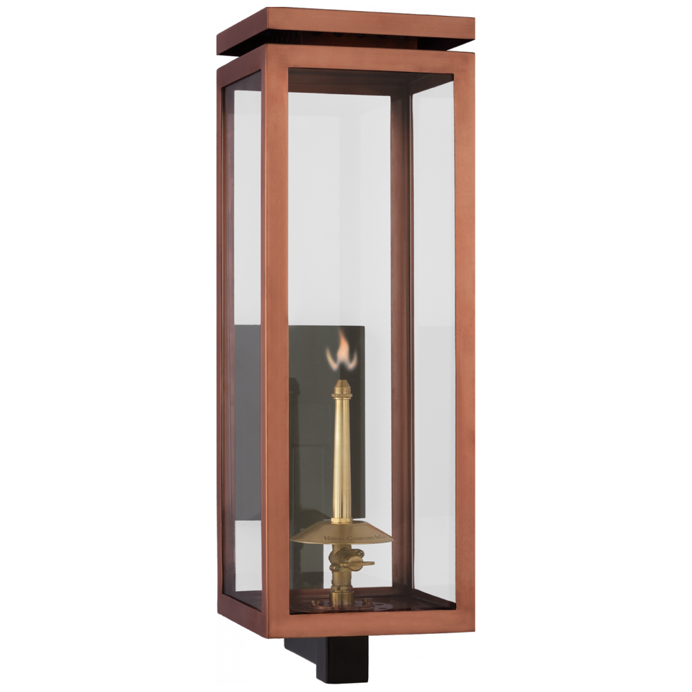 Visual Comfort & Co. Fresno Medium Bracketed Gas Wall Lantern Outdoor Flush Mounts Visual Comfort & Co.   