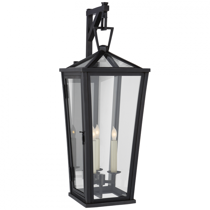 Visual Comfort Darlana Medium Tall Bracketed Wall Lantern Outdoor Flush Mounts Visual Comfort & Co.   